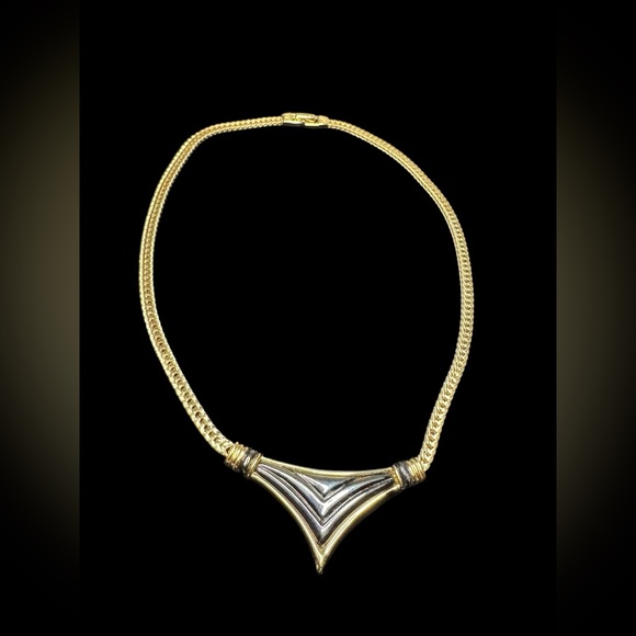 Nina Ricci Jewelry - Nina Ricci Gold and Silver Necklace